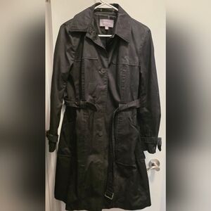 Ann Taylor Black Trench Coat